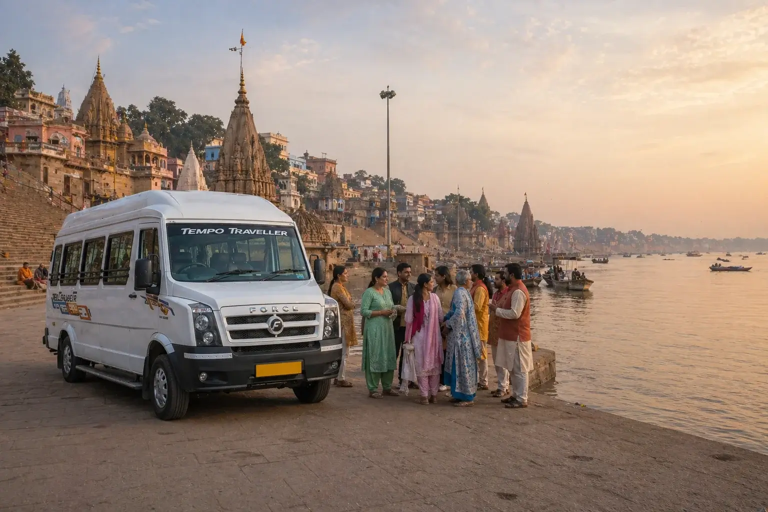 16 seater tempo traveller delhi to haridwar rishikesh group travel