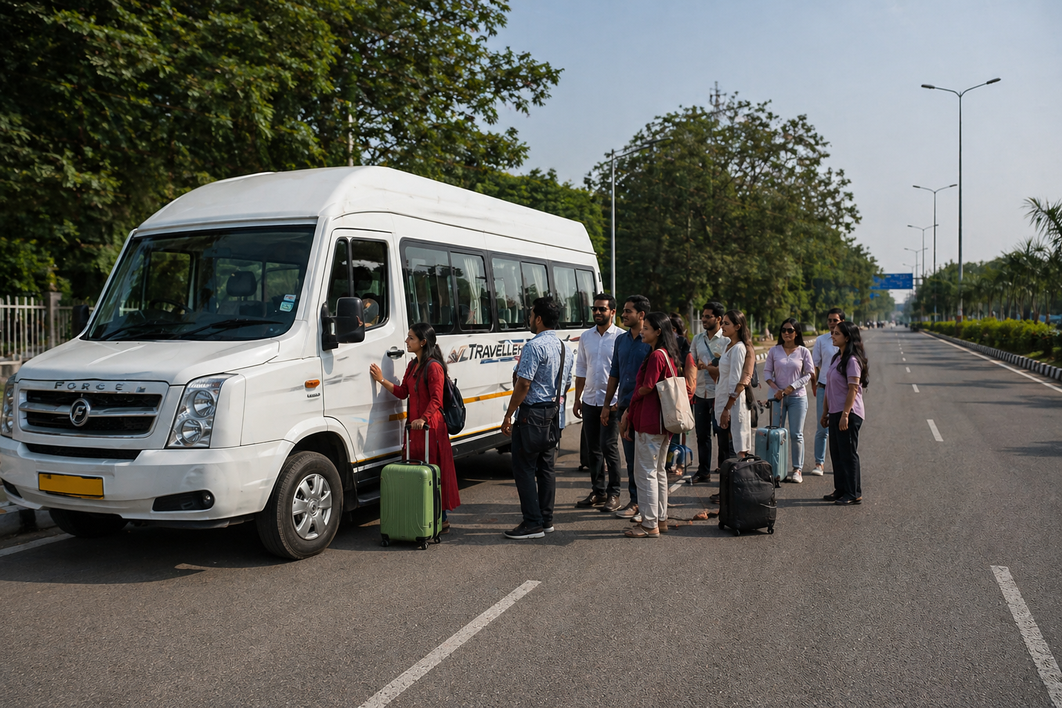18 seater tempo traveller in Delhi for group travel