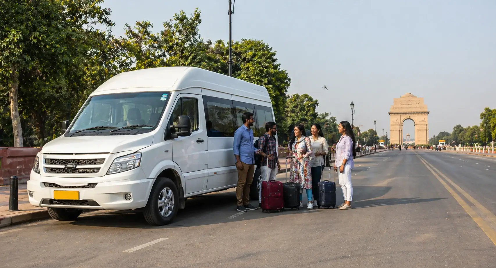 9 and 12 seater tempo traveller in Delhi for small groups