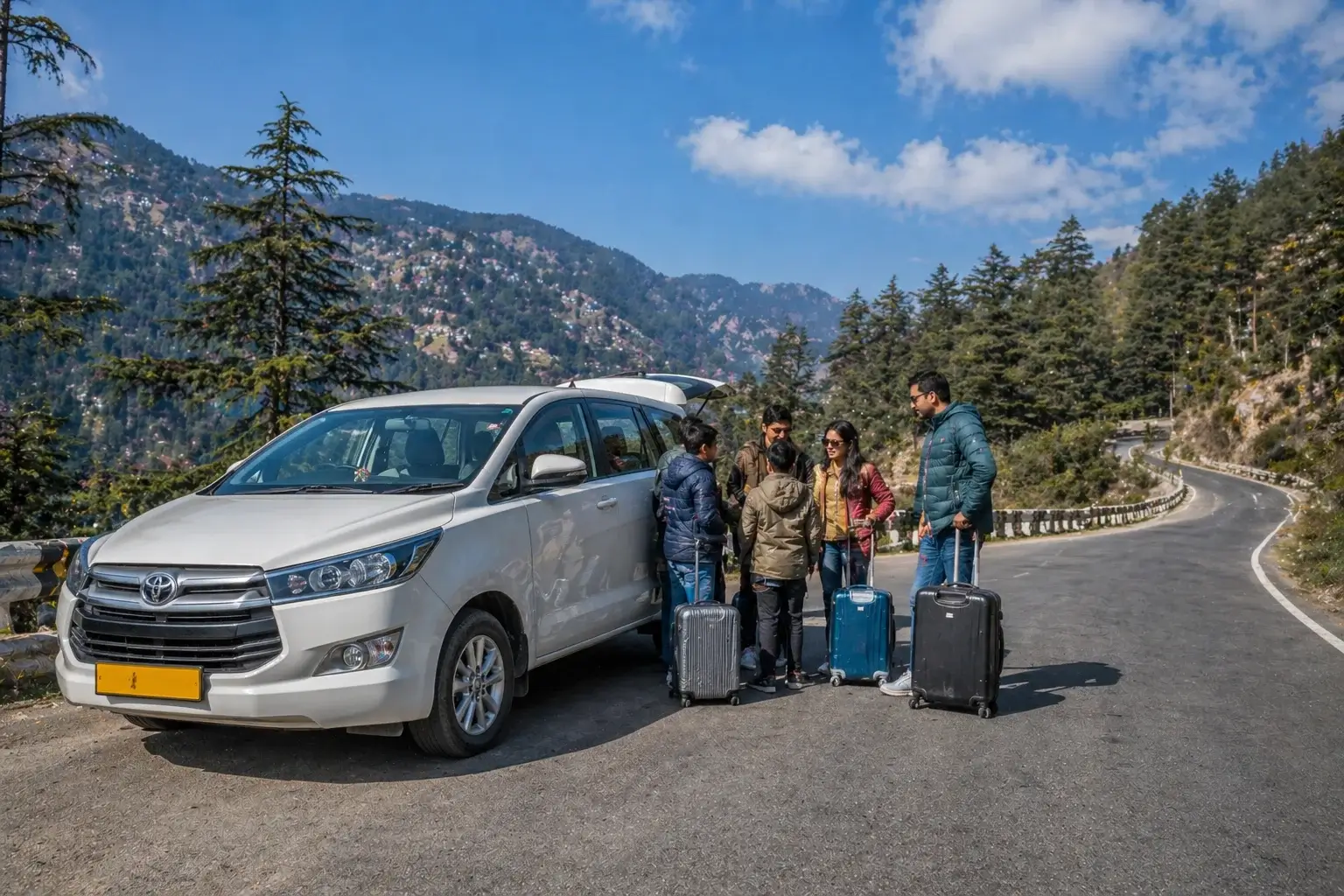 suv taxi delhi to shimla family travel innova