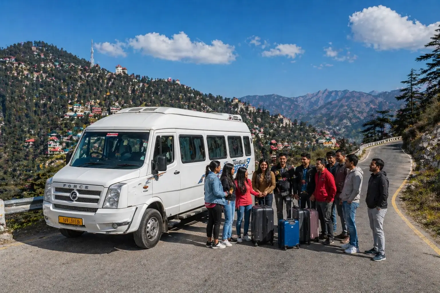 tempo traveller delhi to shimla group travel