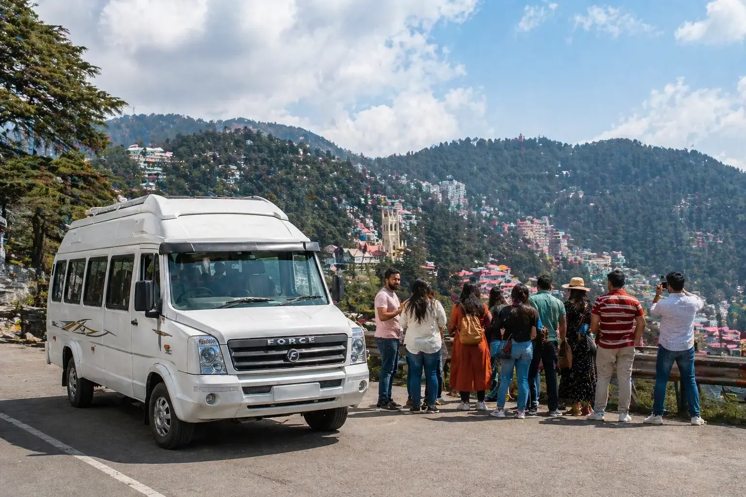 20 seater tempo traveller delhi to shimla group travel