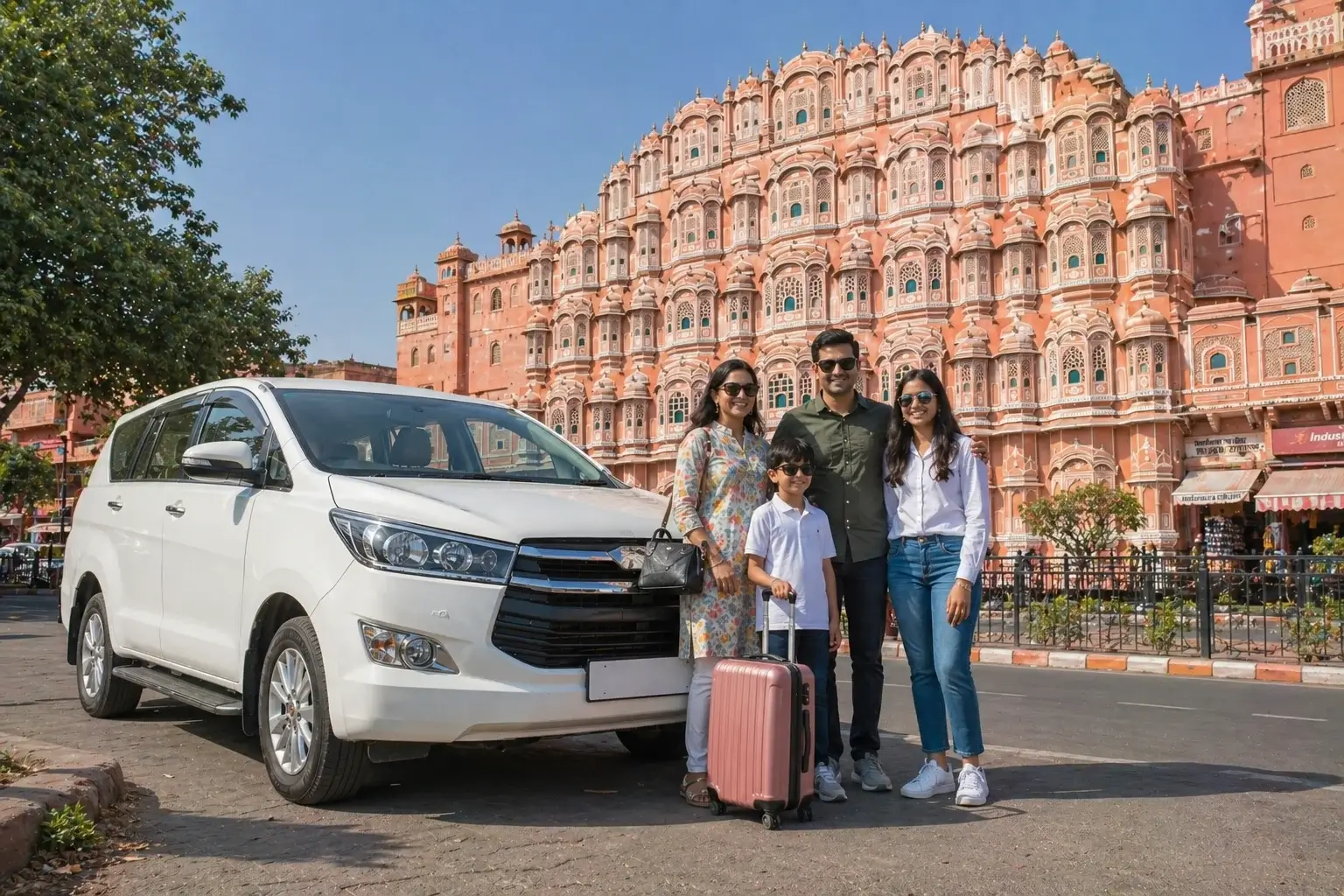 family trip delhi to jaipur taxi service