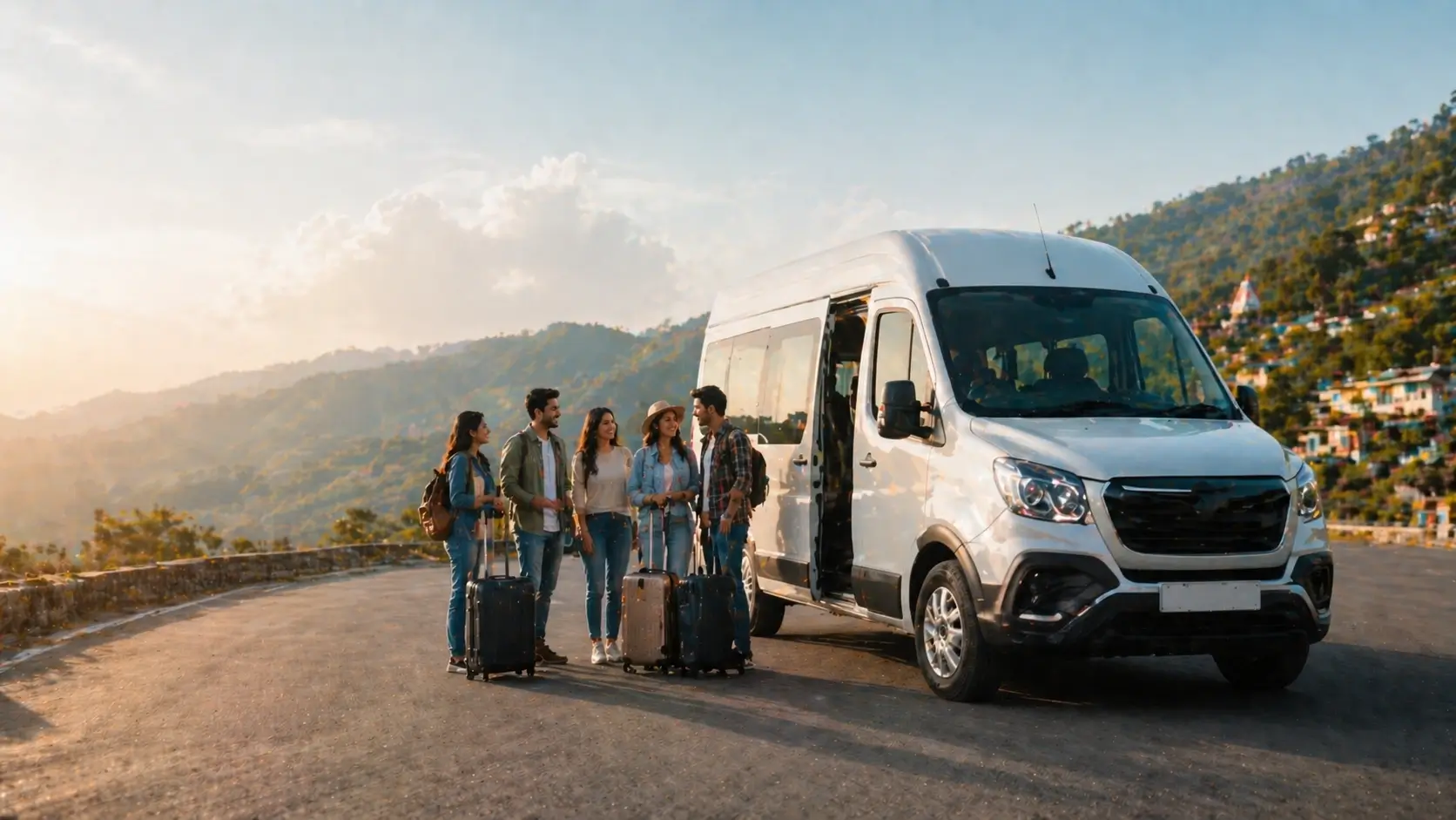 Group travel taxi from Delhi with tempo traveller and Urbania