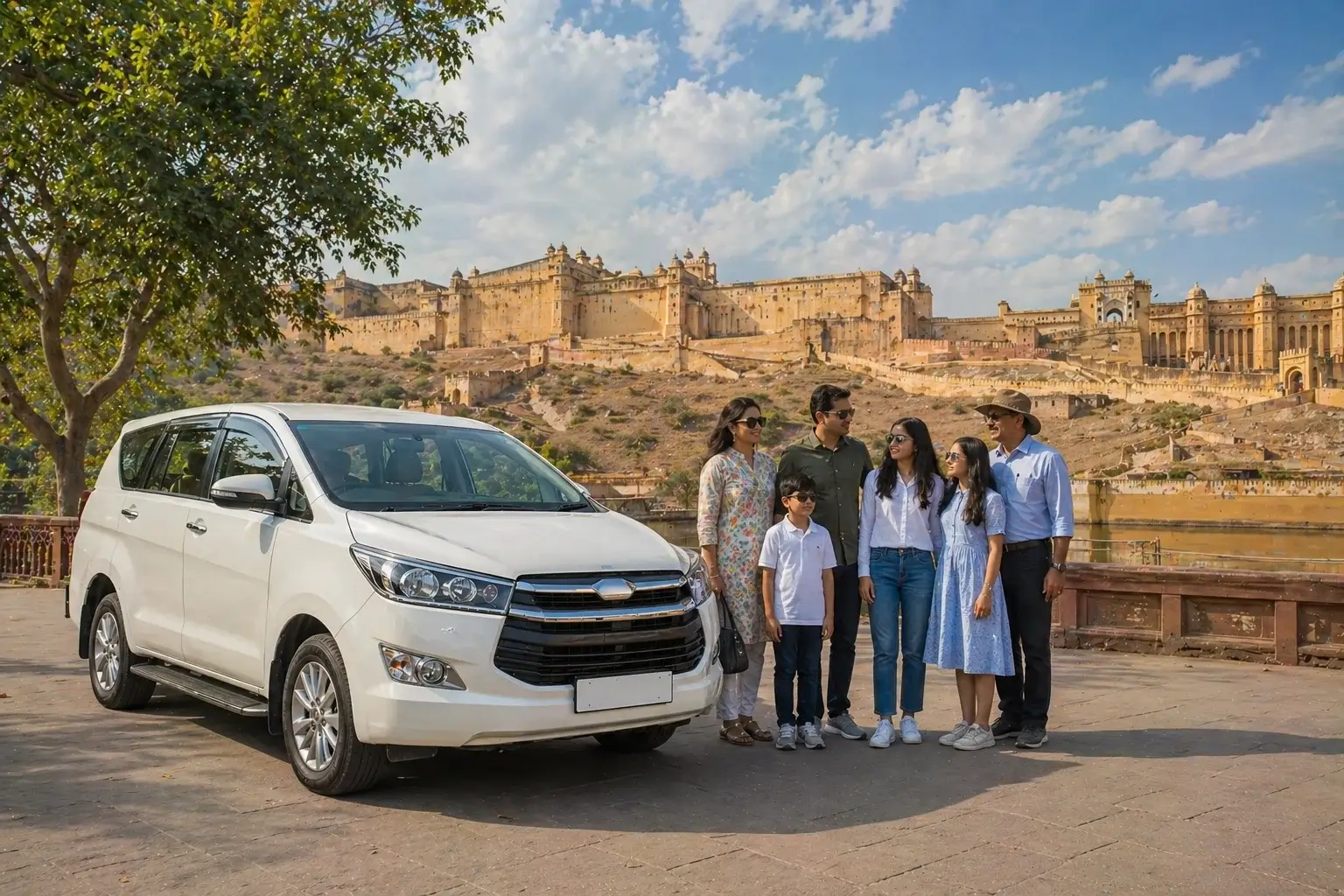 innova taxi delhi to jaipur family travel