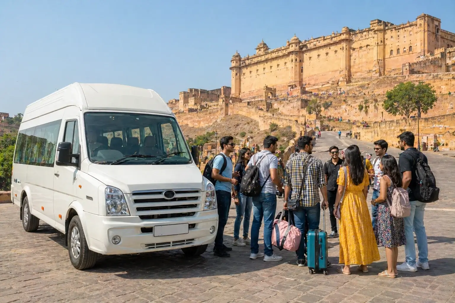 tempo traveller delhi to jaipur group travel