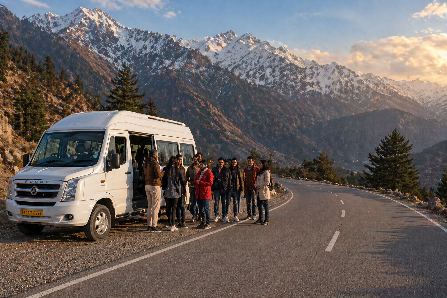 tempo traveller Delhi to Manali group travel