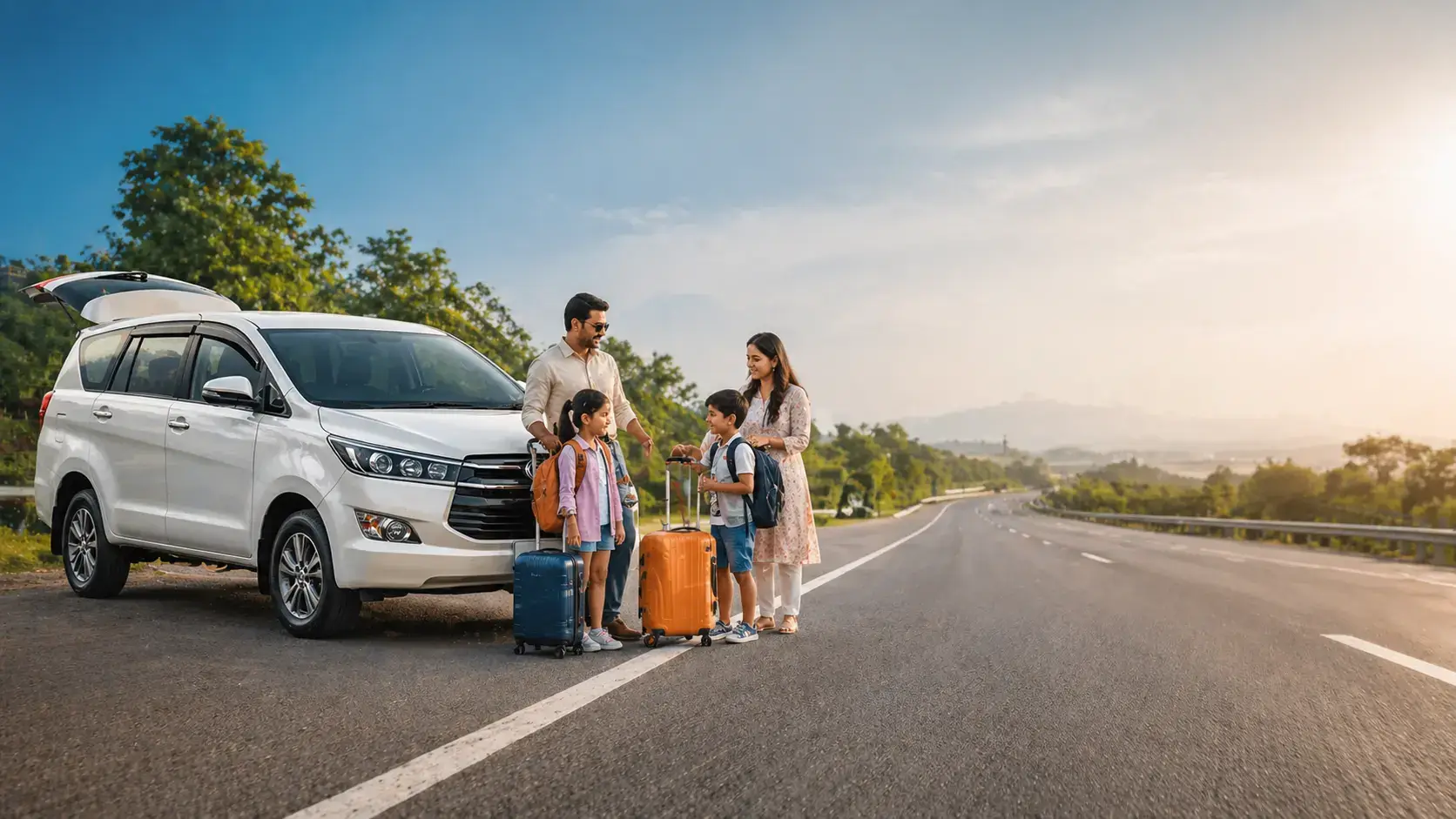 Maruti Ertiga family taxi for affordable outstation travel Delhi